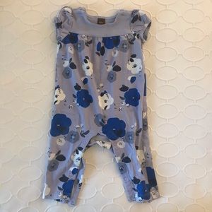 Tea Collection Blue Baby Romper